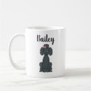 Search for black poodle mugs Cute