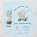 Search for skateboarding birthday invitations Cute