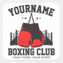 Search for sports training stickers Boxing club