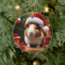 Search for guinea pig christmas tree decorations Santa