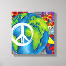 Search for world peace art Blue
