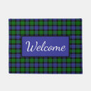 Search for scottish tartan doormats Blue