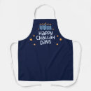 Search for chanukah aprons Blue