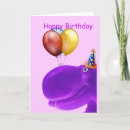 Search for hippo birthday cards Cute