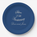 Search for 25th anniversary plates Celebration