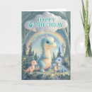 Search for dinosaur 4th birthday cards Party