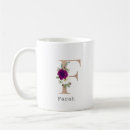 Search for floral alphabet mugs Purple