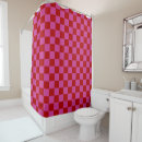 Search for red gingham shower curtains Chequerboard