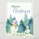 Search for watercolor snowman christmas cards Script