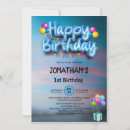Search for colors birthday invitations Elegant