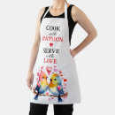 Search for love birds aprons Hearts