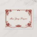 Search for victorian business cards Edwardian