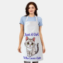 Search for cat lover aprons Kitty