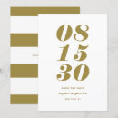 Search for gold white save the dates Contemporary