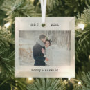 Search for vintage glass christmas tree decorations Just married