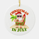 Search for surfboard christmas tree decorations Santa