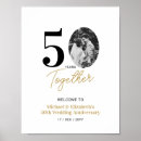 Search for gold 50th anniversary posters Black