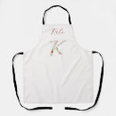Search for monogram letter aprons Elegant