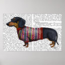 Search for sweater posters Dachshund