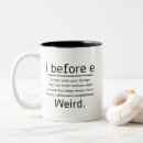 Search for i before e mugs Grammar