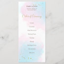 Search for whimsical wedding wedding programs Pink