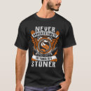 Search for stoner tshirts Never underestimate