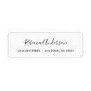 Search for typography return address labels Minimal
