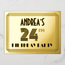 Search for 24th birthday invitations 24 years old