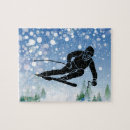 Search for snow skiing puzzles Skier