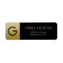 Search for graduation gold return address labels Elegant