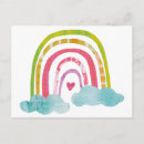 Search for rainbow clouds postcards Magical