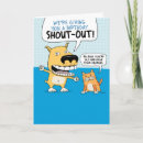 Search for shout cards Cartoon
