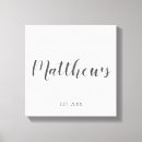 Search for family name canvas prints Modern