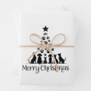 Search for cat dog christmas wrapping paper Festive