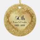 Search for 50th wedding anniversary christmas tree decorations Glitter