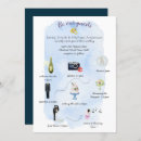 Search for itinerary timeline wedding invitations Illustrated