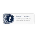 Search for seahorse return address labels Elegant