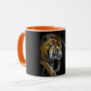 Search for orange tiger stripes mugs Cat