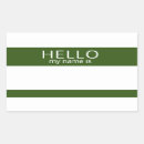 Search for blank template stickers Identification
