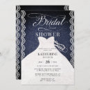 Search for denim bridal shower invitations Lace