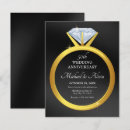 Search for diamond wedding anniversary invitations Modern