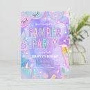 Search for spa birthday invitations Girl