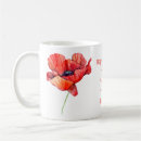Search for red poppy flowers mugs Green