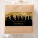 Search for black background rectangle stickers Elegant