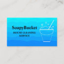 Search for bucket business cards Housekeeping