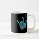 Search for sign language i love you mugs Awareness