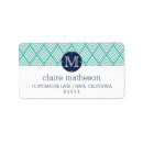 Search for navy chevron return address labels Geometric