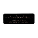 Search for black rose return address labels Modern