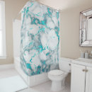 Search for blue marble shower curtains White