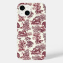 Search for vintage toile iphone cases Pink